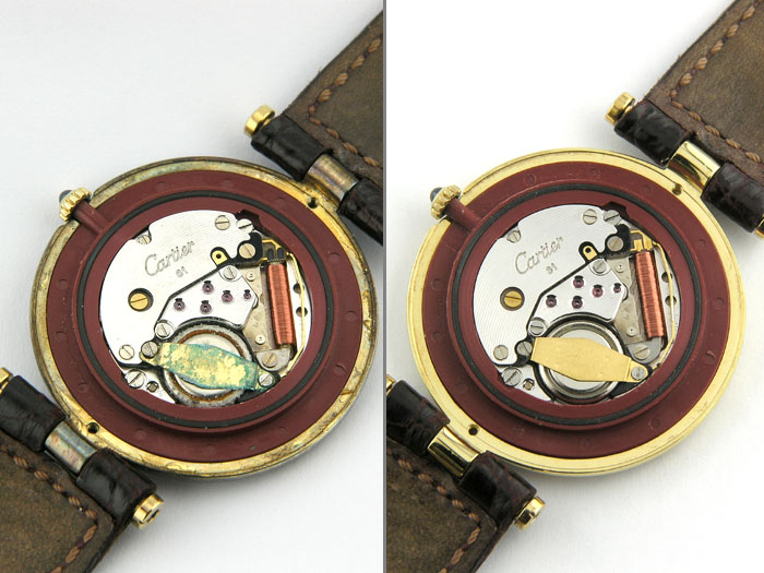 Cartier cheap watch servicing