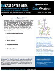 Kristina Torres, Airway Obstruction