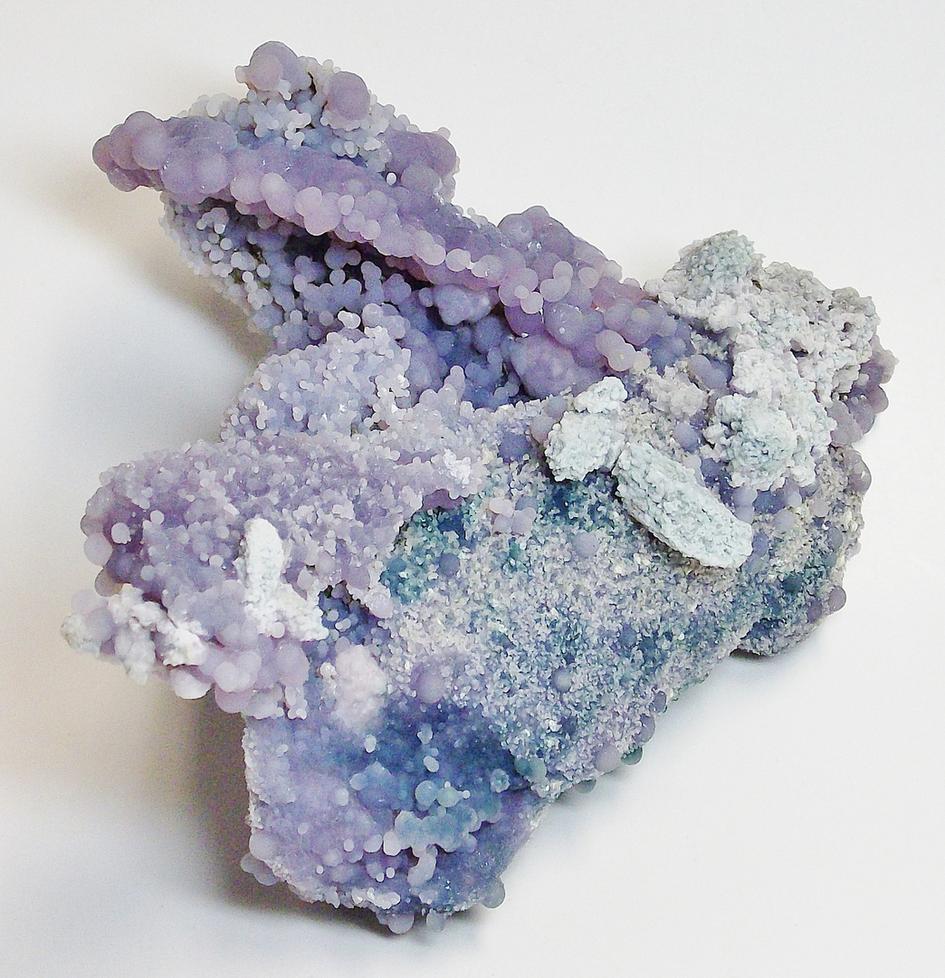 Quartz Amethystine crystals "Grape Agate" Mamuju Regency, Indonesia