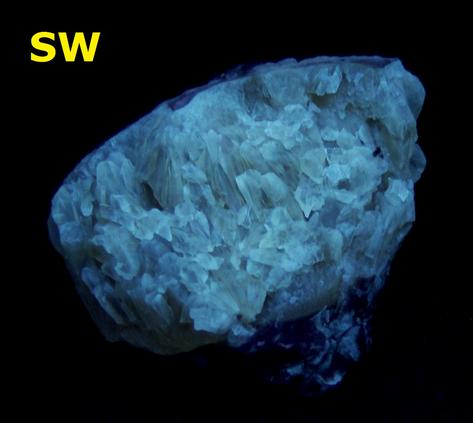 Fluorescent & Phosphorescent Calcite Rucks pit Florida