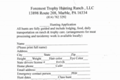 Foremost Hunting Application
