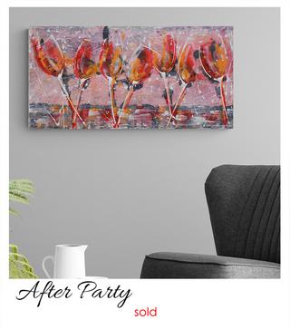 acrylic painting, wine glasses, wine painting, painting of wine