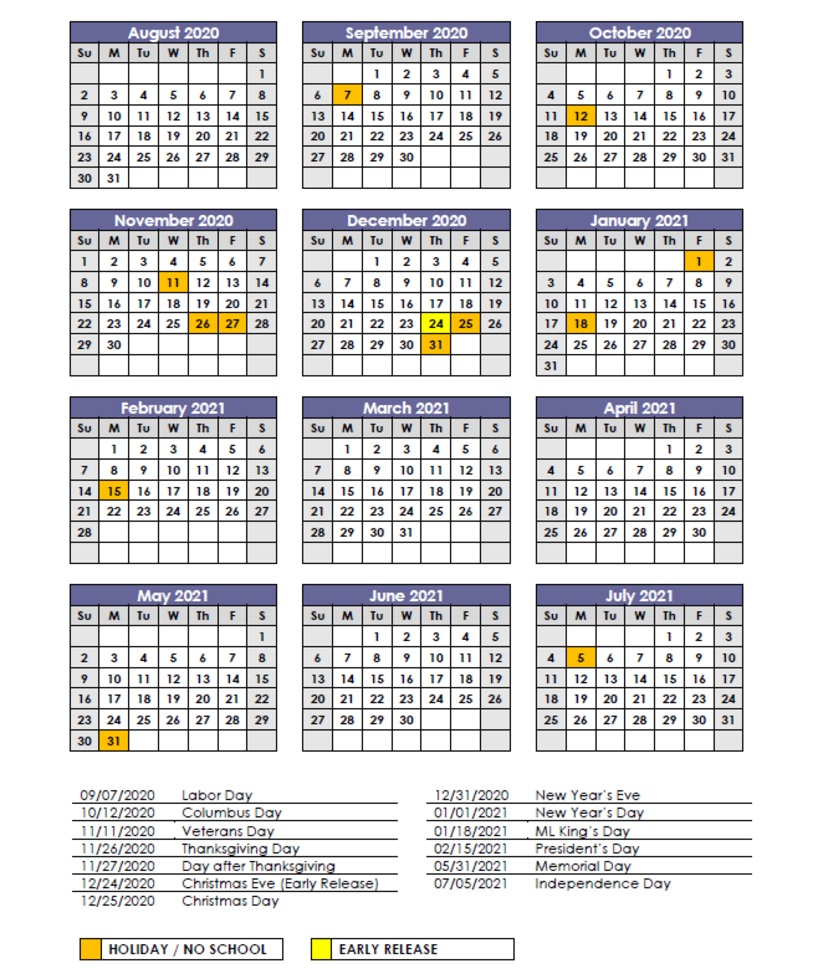 School Calendar