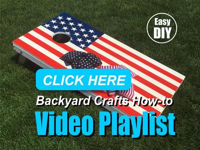 DIY Backyard how to video playlist