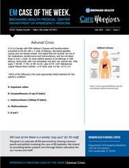 Adrenal Crisis, Addisons, EM, Chelsea Kramish