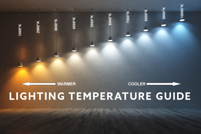 Warm cool outlet light spectrum