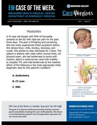 Mastoiditis, Nicole Salach, EM