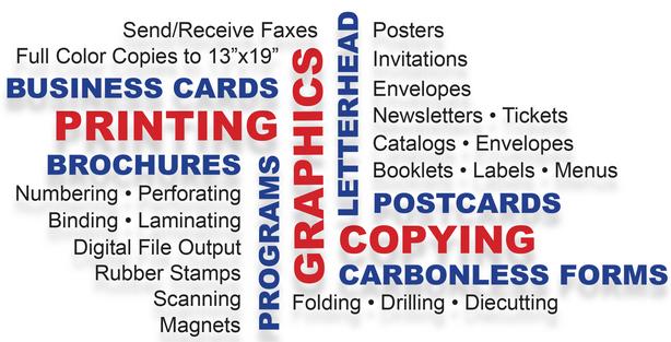 Business printing hot sale services