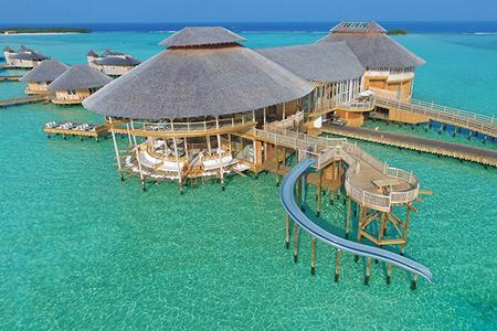 SONEVA JANI MALDIVES: Overwater bungalows with water slides