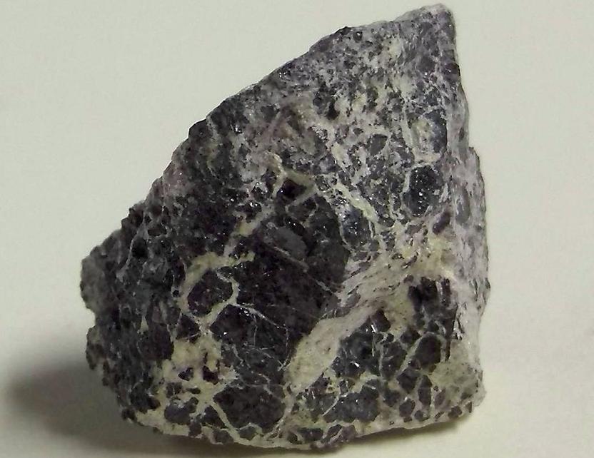 violet purple Chromian Clinochlore Kammererite, black Chromite,Unnamed Chromite prospect, Bare Hills, Baltimore County, Maryland
