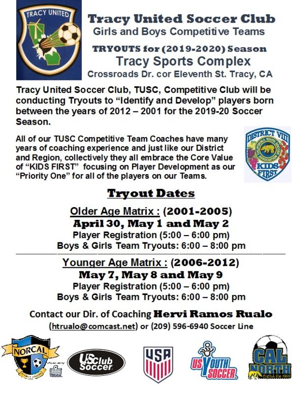 Tracy Youth Soccer League in Tracy, Ca