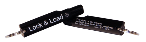 Lock and Load Buffer Tube Keychain