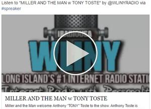 Miller and the Man Radio Show with Tony Toste