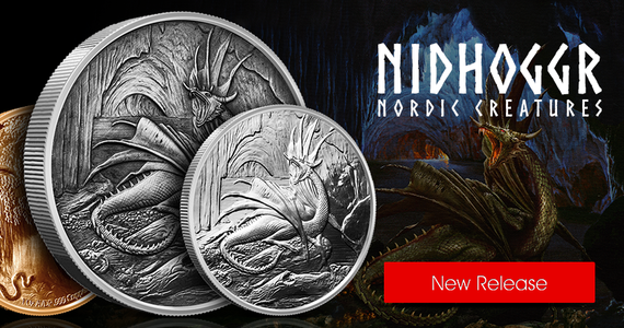 1 OZ .999 SILVER COIN FROST GIANT NORDIC CREATURE SERIES 2ND IN SERIES #CERT 