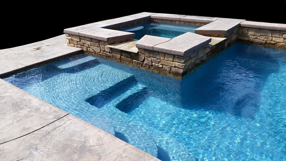 Swimming pool wall construction details
