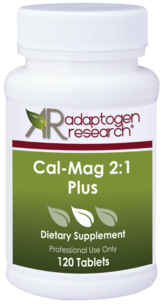 Adaptogen Research - Cal-Mag 2:1 Plus supplies calcium citrate, a highly absorbable, well-tolerated source of calcium, balanced with magnesium in a 2:1 ratio - 120 Tablets