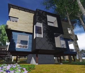 Lee Residence, House in Flood Plain, Crestwood , Missouri 3DGreenPlanetArchitects.com