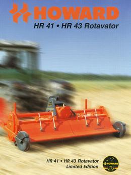 Howard Rotavator Models HR41-HR43 Brochure