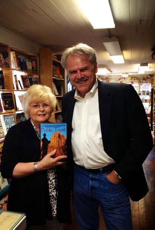 J.M. Mitchell, author of the Jack Chastain mysteries, in Taos