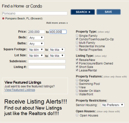 Pompano Beach Condos for sale search