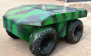 4 wheel drive robot chassis can also made as 6 wheel robot chassis