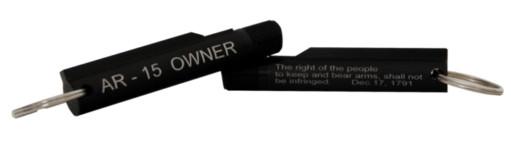 Trump-Pence Buffer Tube Keychain