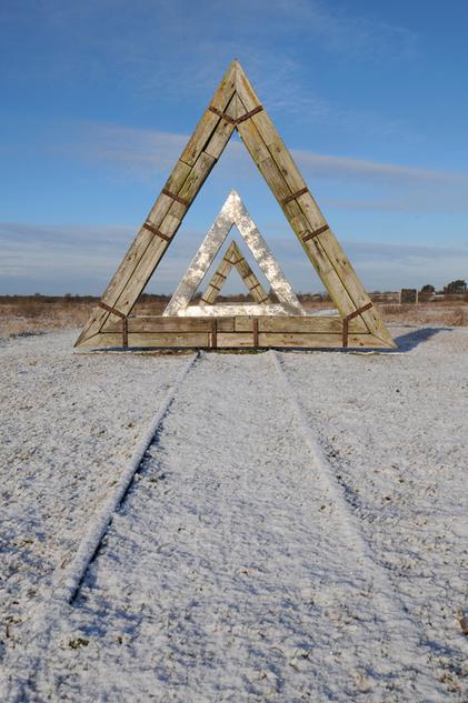 60 Degrees, sculpture by Kevin O'Dwyer.