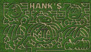 Picture of Corn Maze Design. For 2018, it is A Decade of Donuts