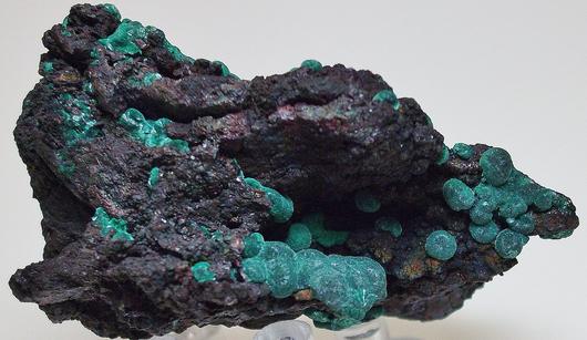 malachite & wulfenite Whim Creek Copper Mine Australia