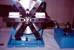A Rotary Grinding Table Inside and Outside Surface Diameter Inspection unit installed and in operation