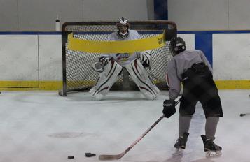 TabPocket - improve your ice hockey goaltender coaching with our handmade  wooden tablet stand