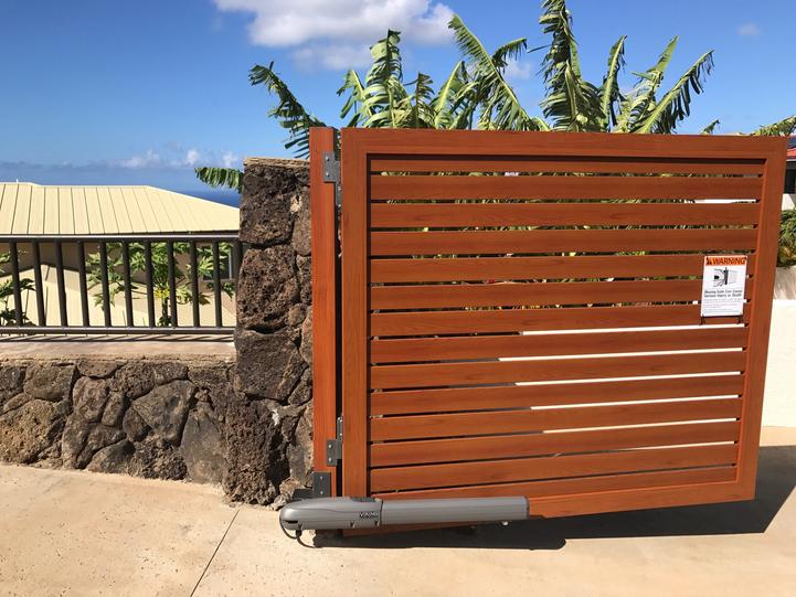 ISLAND RAILING & GATES LLC Gates Hawaii, Knotwood Gates
