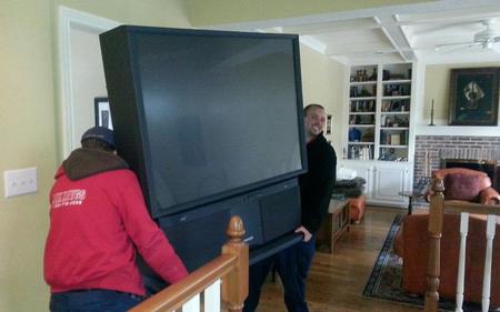 TV Stand & Entertainment Center Removal In Lincoln LNK Junk Removal