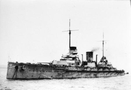 20th century Ottoman Battleship