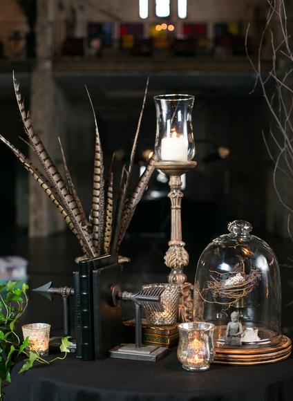 Rustic Winter Wedding Decor at Aria in Minneapolis