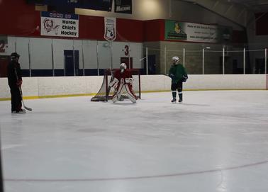 Hannah Turnage On-ice Training with Coach Matt Wierzba