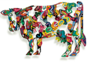 David Gerstein Pattern Cow