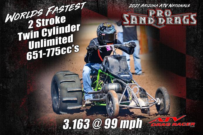 Worlds Fastest ATV's in 300'