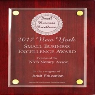 New York Best Notary Public Classes Award
