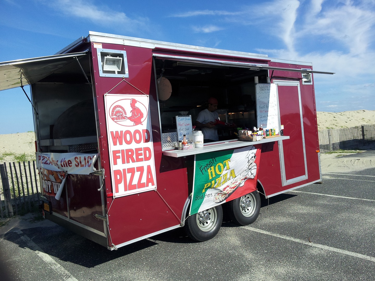 wood pizza catering NYC