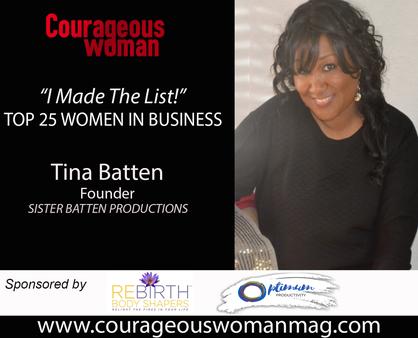 Courageous Woman Magazine with Sister Tina Batten