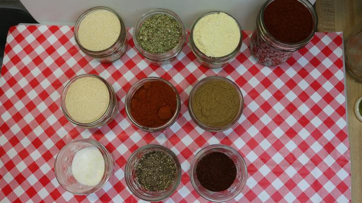 Chile & Lime taco seasoning ingredients, Noreen's Kitchen