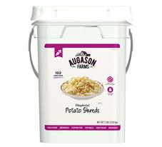 Augason Farms Dehydrated Potato Shreds 4 Gallon Pail – 102 Servings