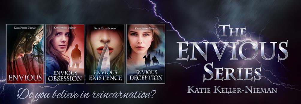 The Envious Series, by Katie Keller-Nieman. Fantasy romance psychological must read book series. Lightning, book covers