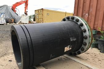 Poly pipe grooving