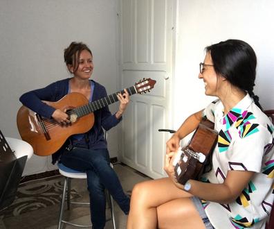 intensive flamenco guitar lessons in the center of Seville