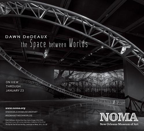 Dawn DeDeaux: THE SPACE BETWEEN WORLDS at NOMA New York Times Announcement