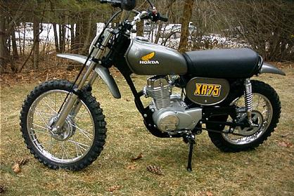 1974 Honda Xr75 K1