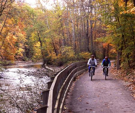 towpath bike trail map