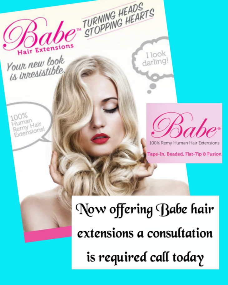 Hair extensions outlet advertisement